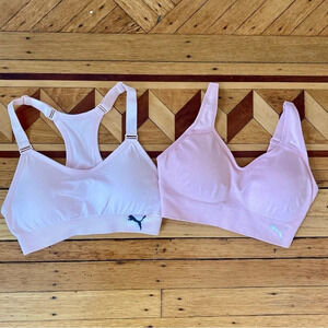 Puma Pink Sports Bra 2 Pack